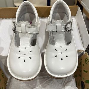 L’Amour White Mary Janes